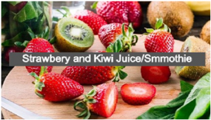 Strawberry and Kiwi Juice