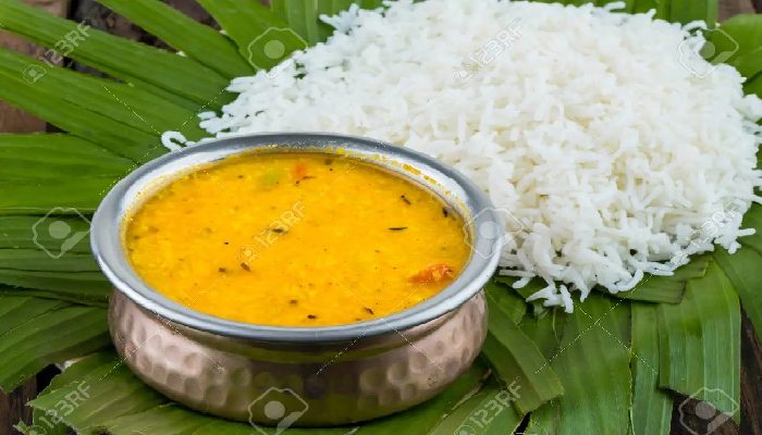 How to make dal rice in home