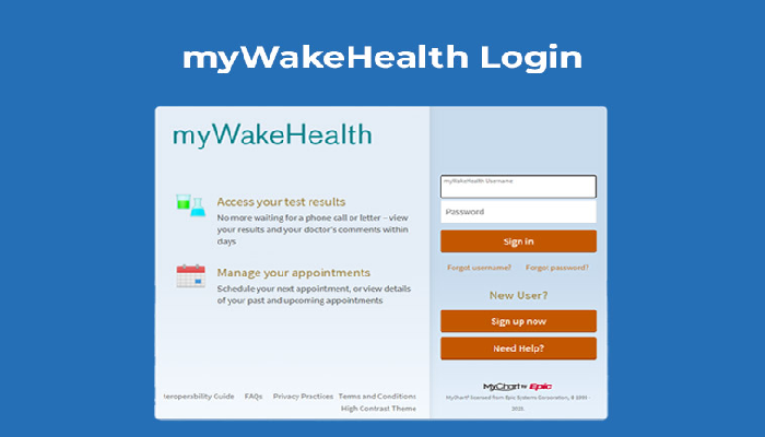 my wake health login